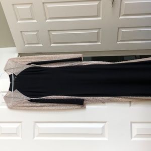 Xscape Size 6 Black Evening Dress